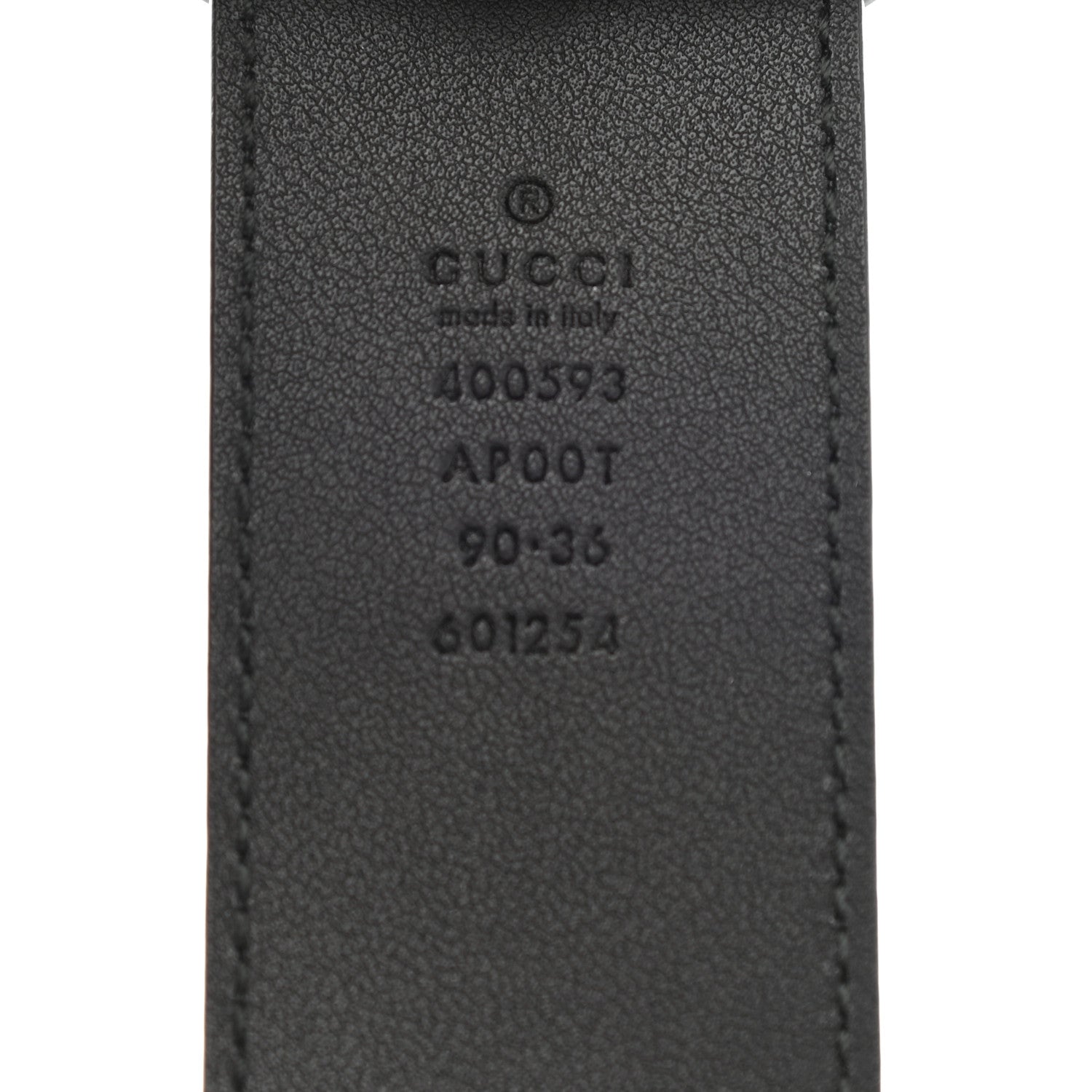 Gucci Calfskin Double G 40mm Belt 90 36 Black 3 of 9