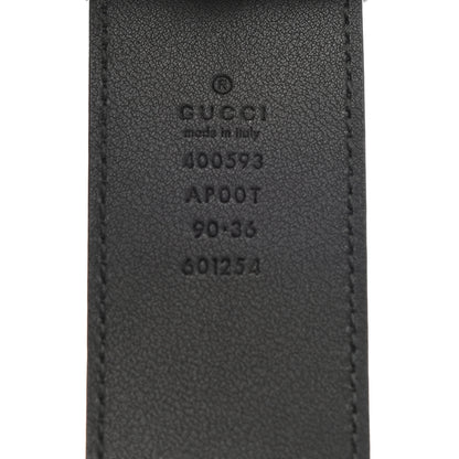 Gucci Calfskin Double G 40mm Belt 90 36 Black 3 of 9