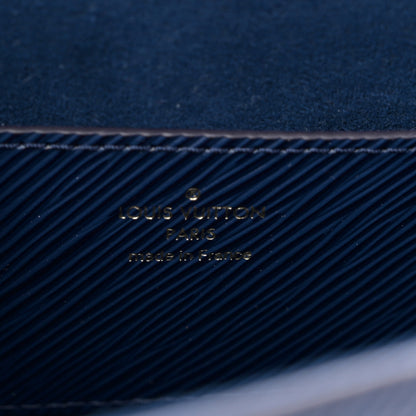 Louis Vuitton Epi Twist Shoulder Bag MM Indigo 7 of 11