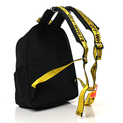 Off-White Canvas Logo Backpack Black 3 of 9