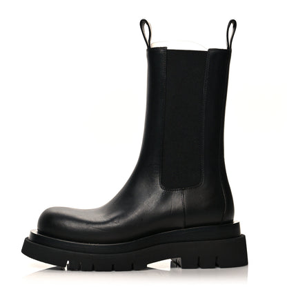 Bottega Veneta Calfskin The Lug Chelsea 55mm Boots 38 Black 1 of 8