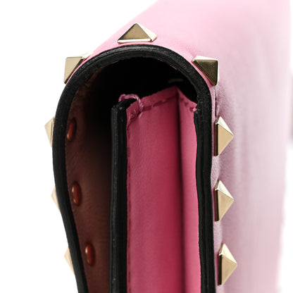 Valentino Garavani Nappa Rockstud Wristlet Clutch Ninphea 22 of 22
