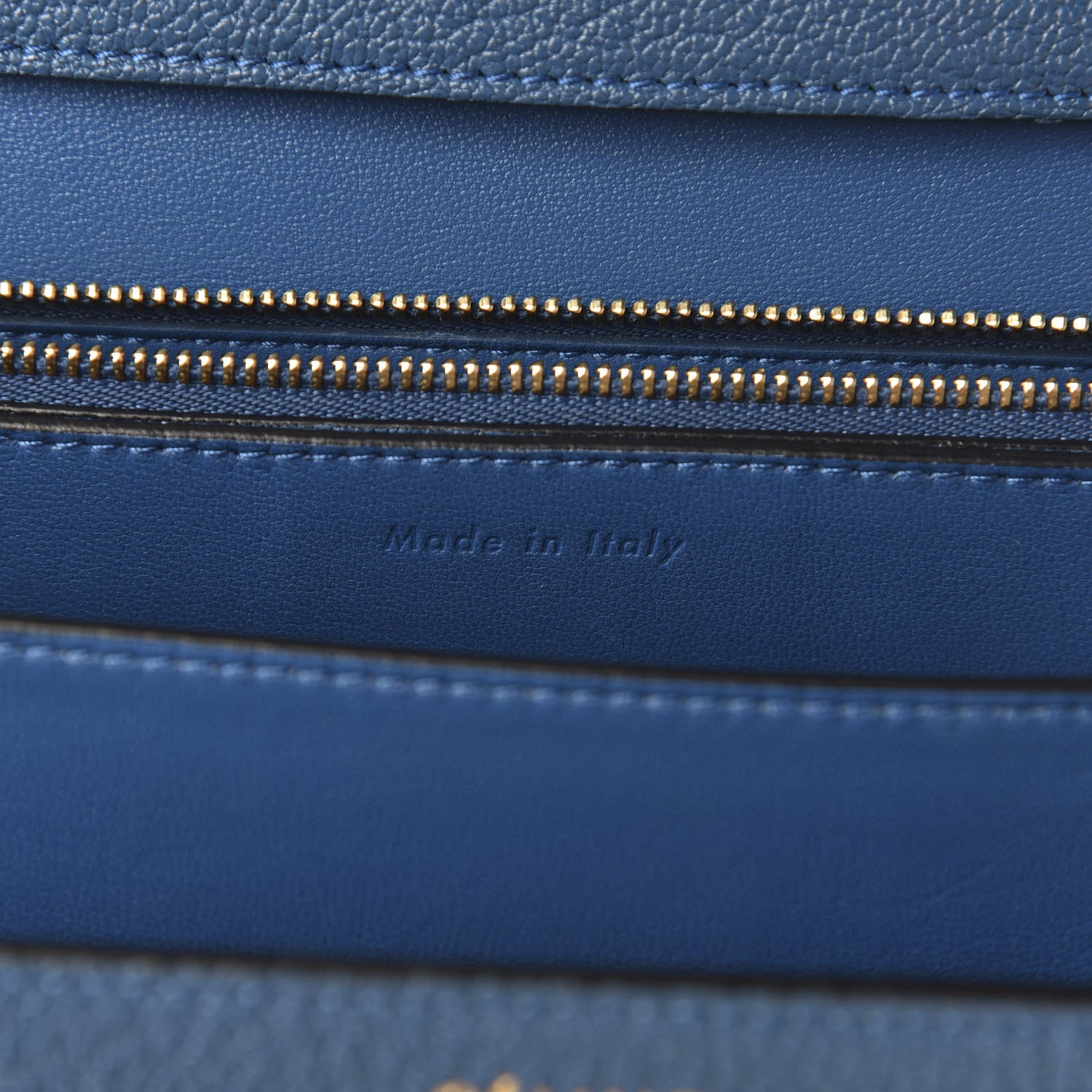 Celine Goatskin Medium Classic Box Flap Bag Deepsea 8 of 10