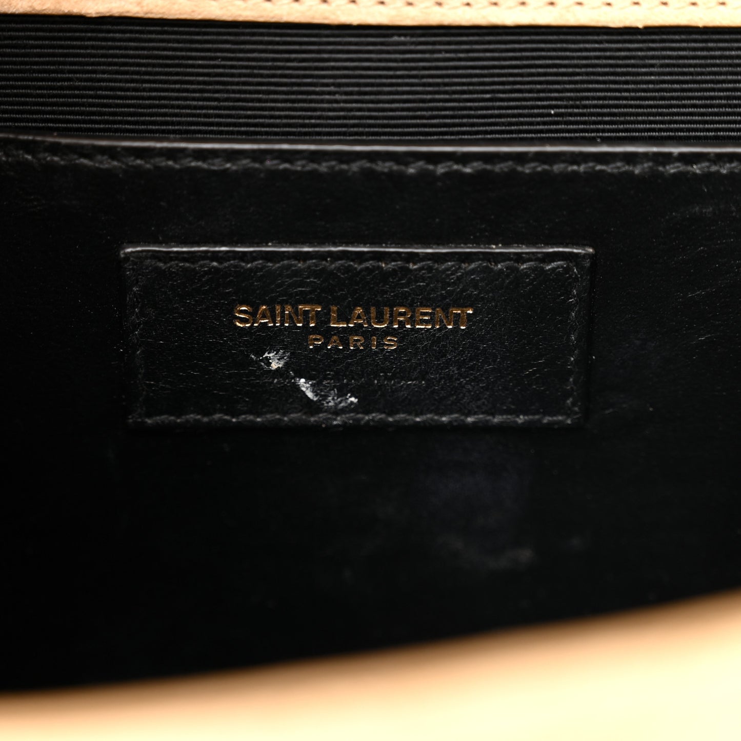 Suede Mixed Matelasse Triquilt Medium Monogram Envelope Satchel Sea Salt