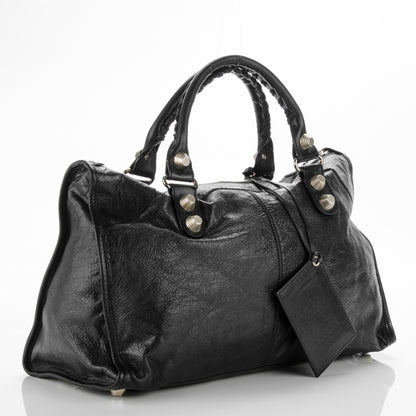 Balenciaga Agneau Giant 21 Silver Hardware Work Black 3 of 7