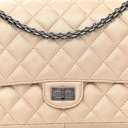Chanel Metallic Sheepskin Quilted 2.55 Reissue 226 Flap Pale Gold 8 of 11
