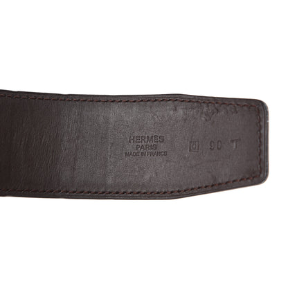 Hermes Box Chamonix 42mm Constance Belt 90 Black Chocolate 3 of 9