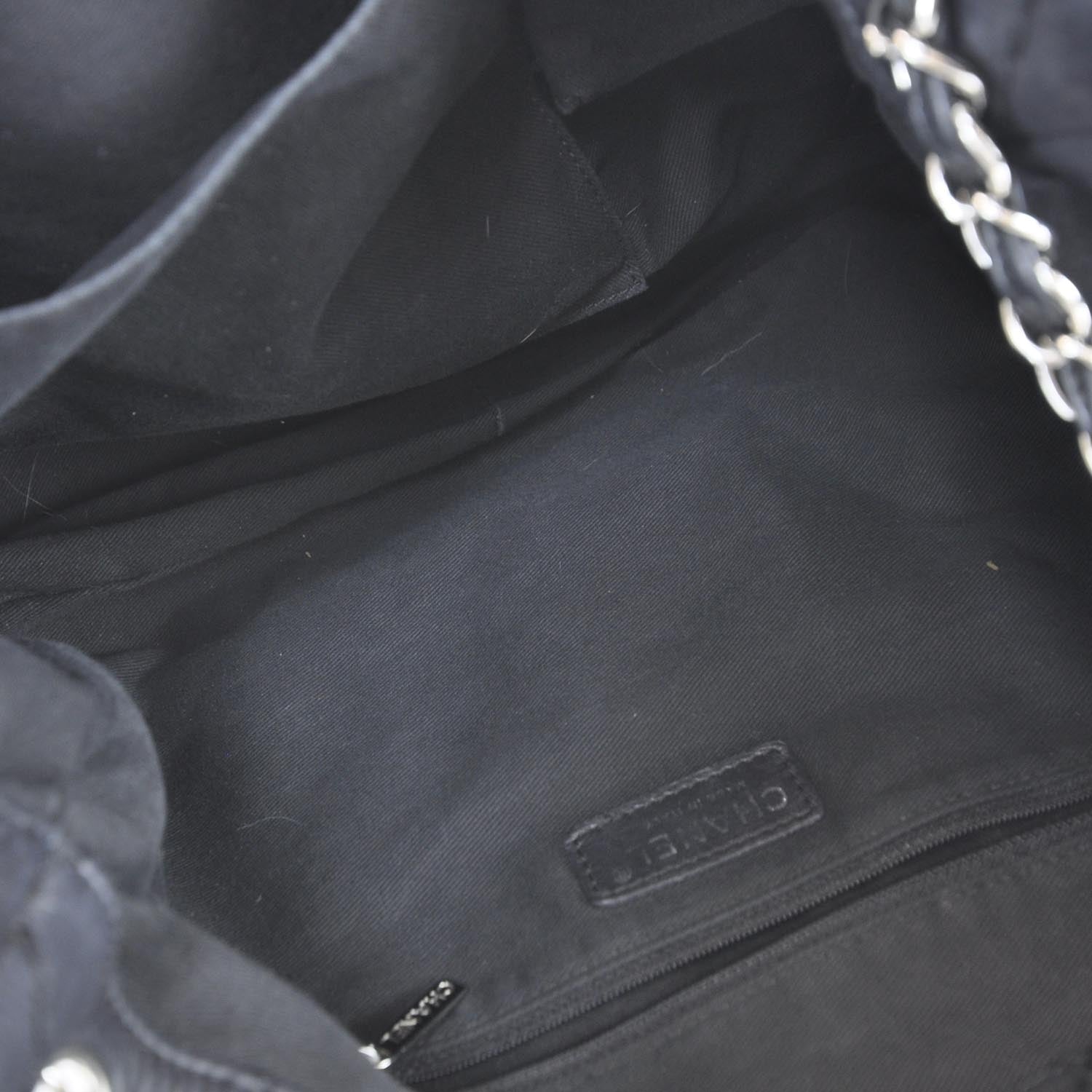 Chanel Lambskin Expandable Stitched Tote Black 5 of 9