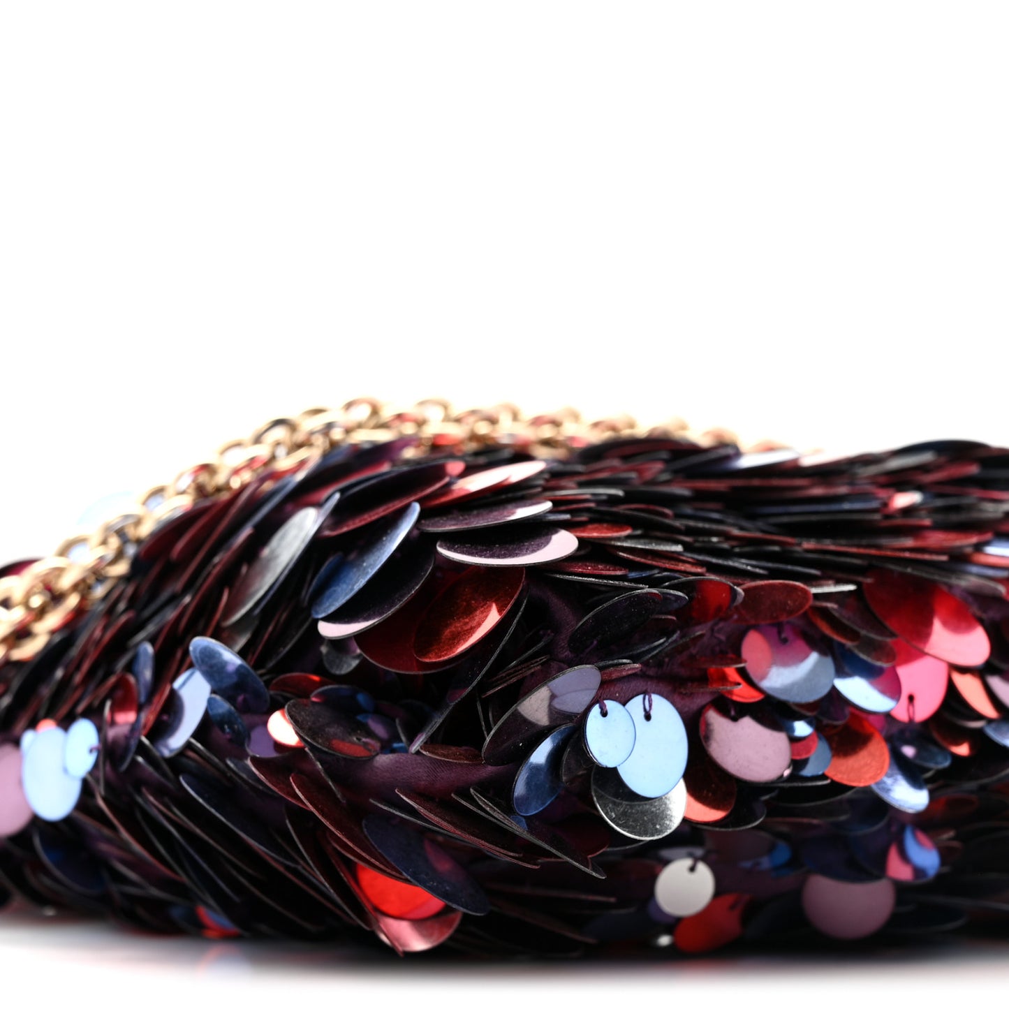 Maxi Sequin Embroidery Callie Bag Raspberry Mix