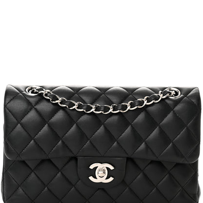 Chanel Lambskin Quilted Small Double Flap Black 8 of 17