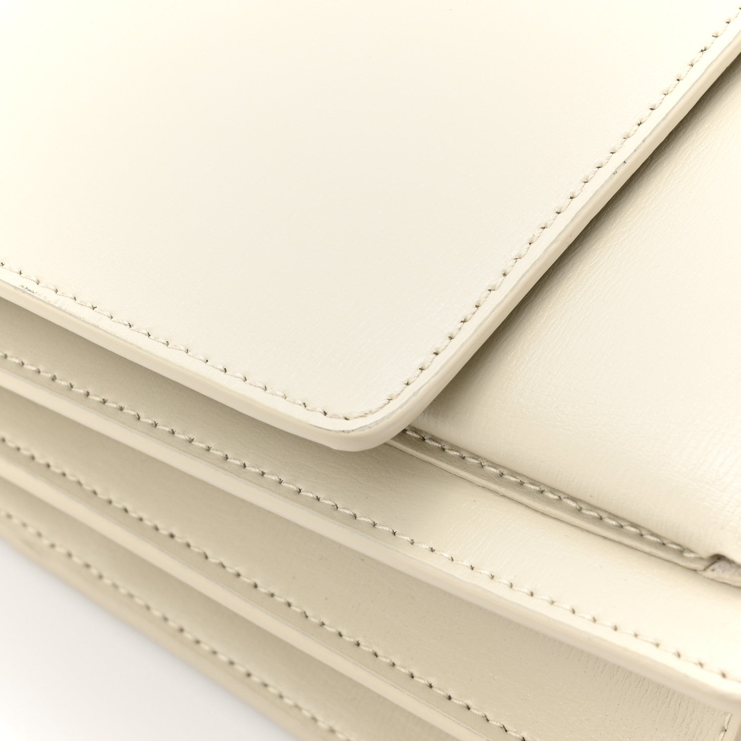 Saint Laurent Calfskin Medium Monogram Sunset Crema Soft 17 of 17