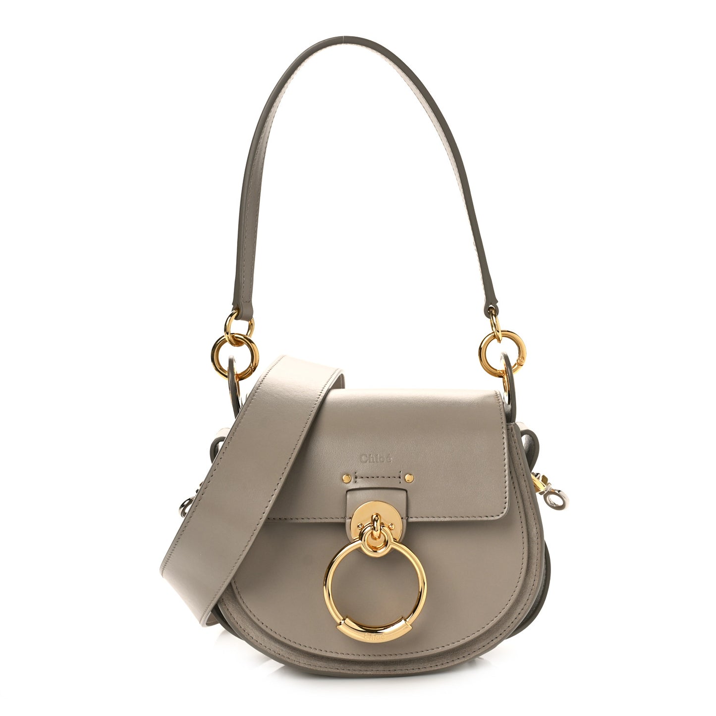 Calfskin Small Tess Bag Motty Grey