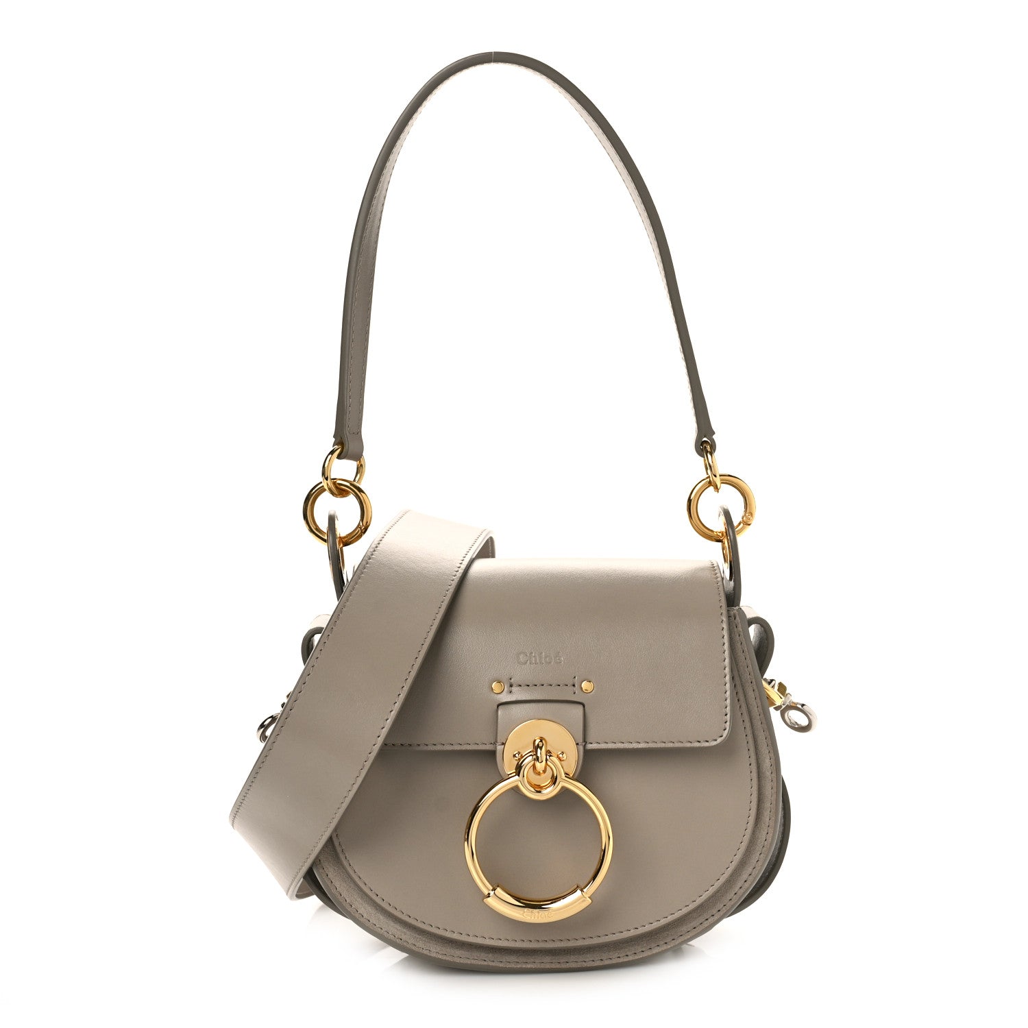 Chloe Calfskin Small Tess Bag Motty Grey 1 of 9