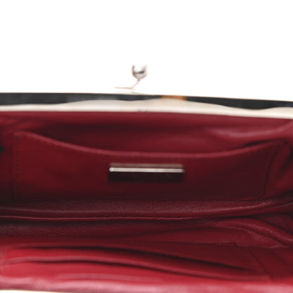 Prada Nylon Kisslock Crossbody Bag Black 5 of 11
