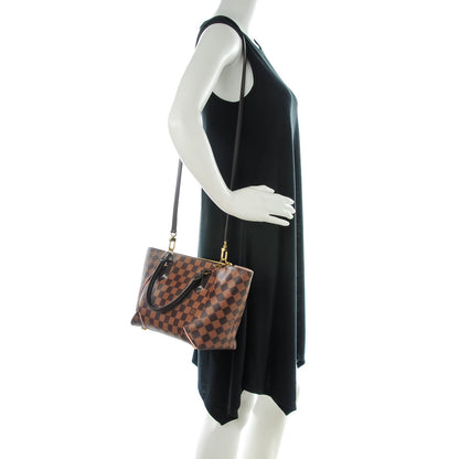 Louis Vuitton Damier Ebene Caissa Tote PM Rose Ballerine 2 of 7