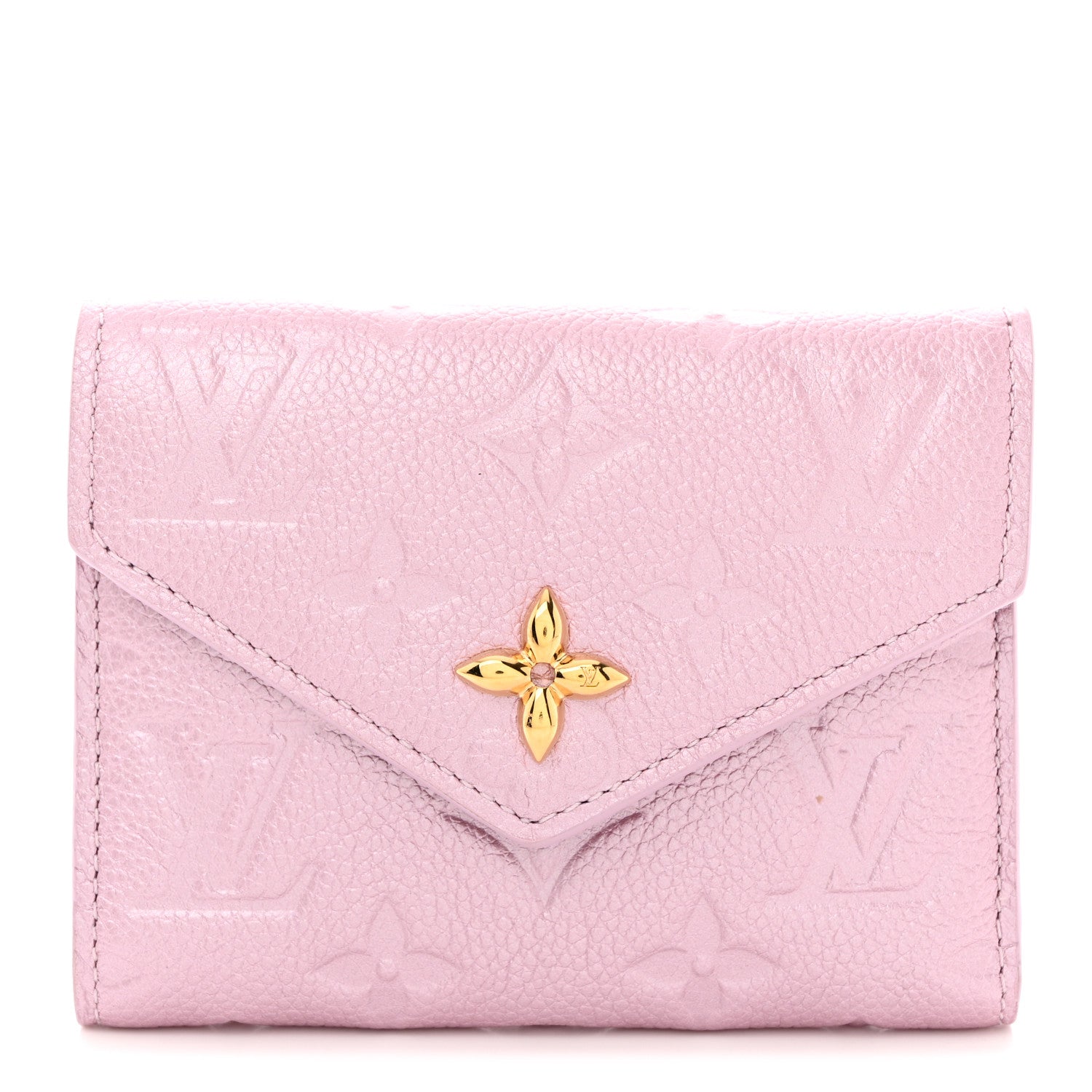 Louis Vuitton Empreinte Monogram Flower Victorine Wallet Pearly Lilac 1 of 6