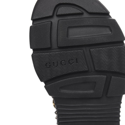 Gucci Nappa Mesh Studded Mens Aguru Sandals 8 Black 7 of 8