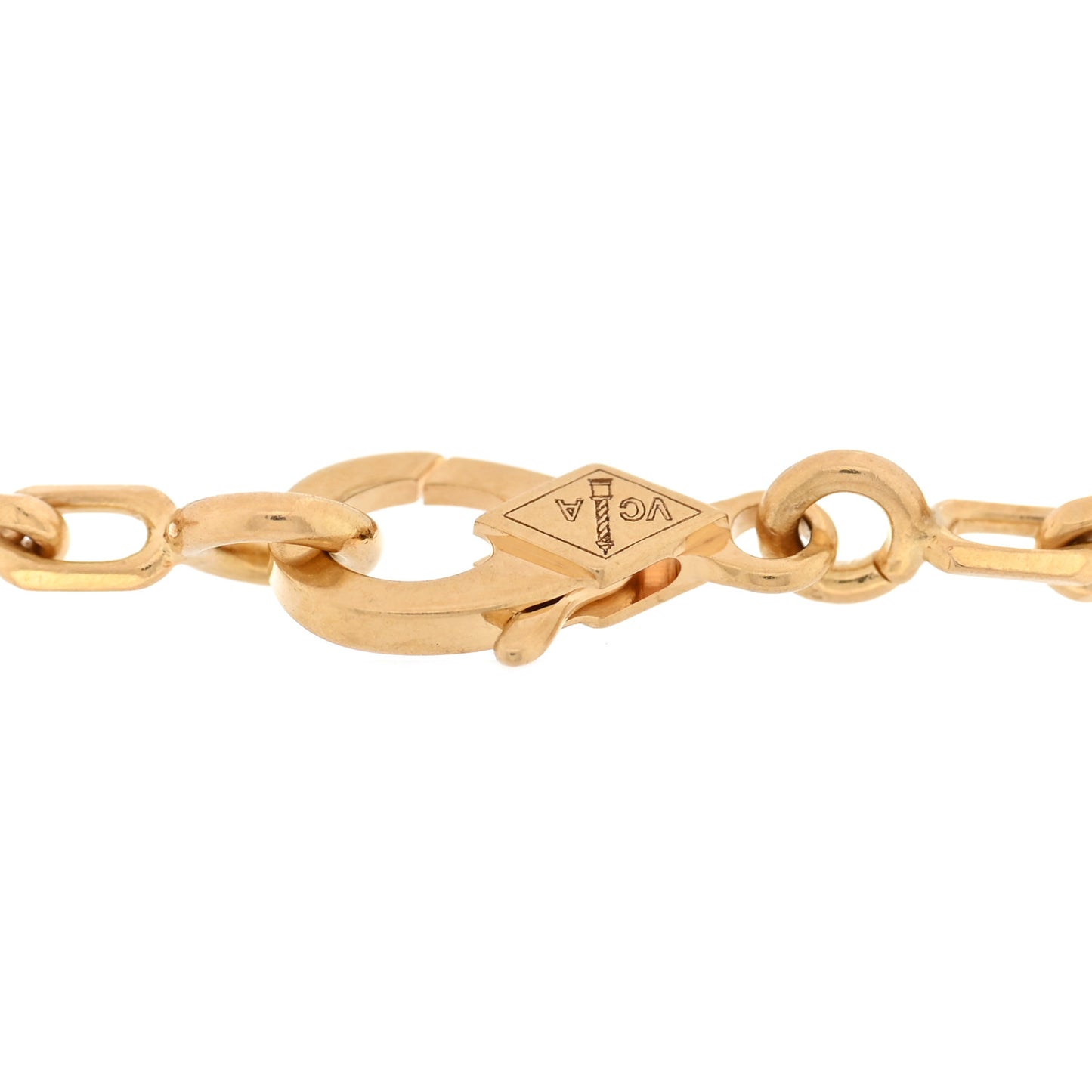 18K Yellow Gold 5 Motifs Vintage Alhambra Bracelet