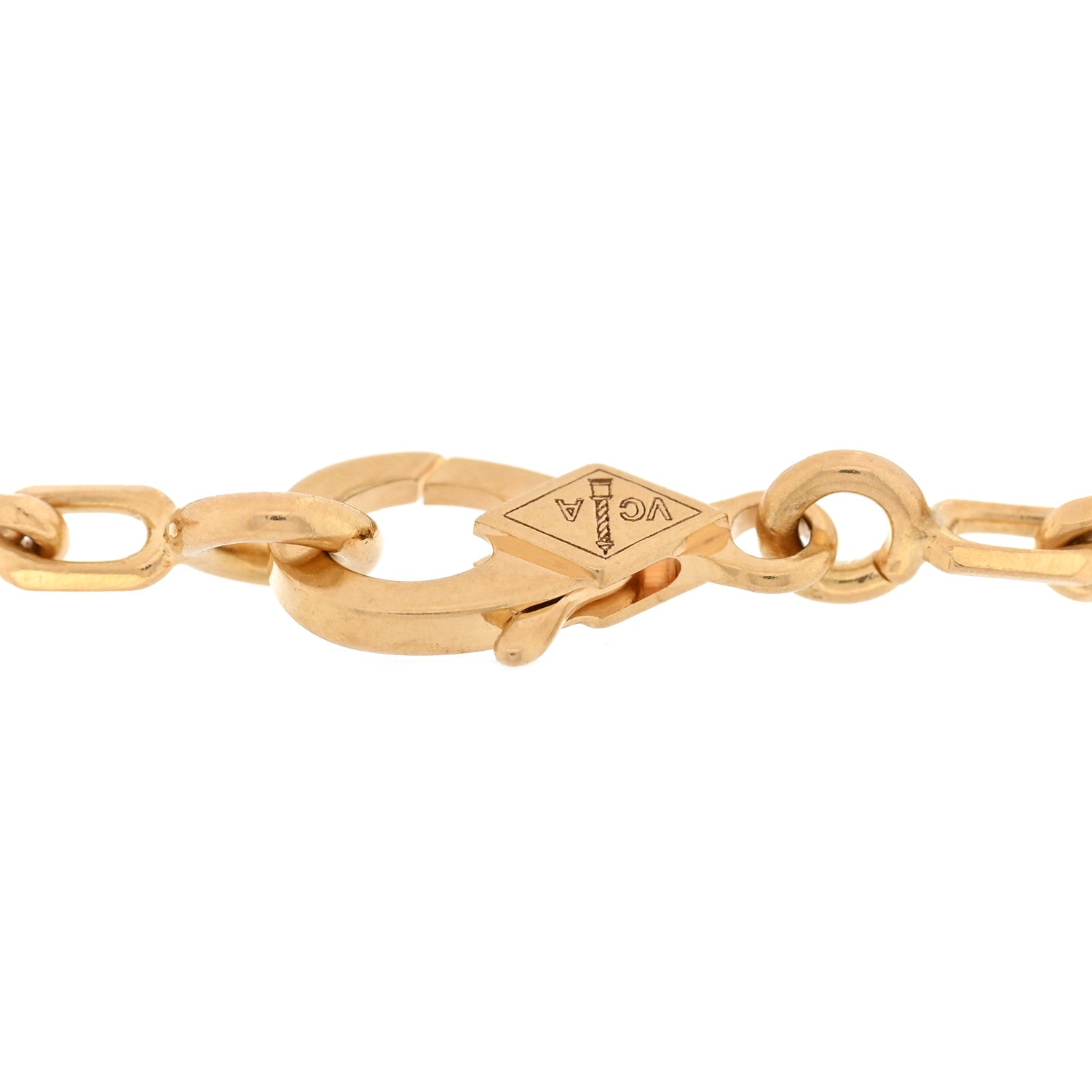 Van Cleef & Arpels 18K Yellow Gold 5 Motifs Vintage Alhambra Bracelet 3 of 3