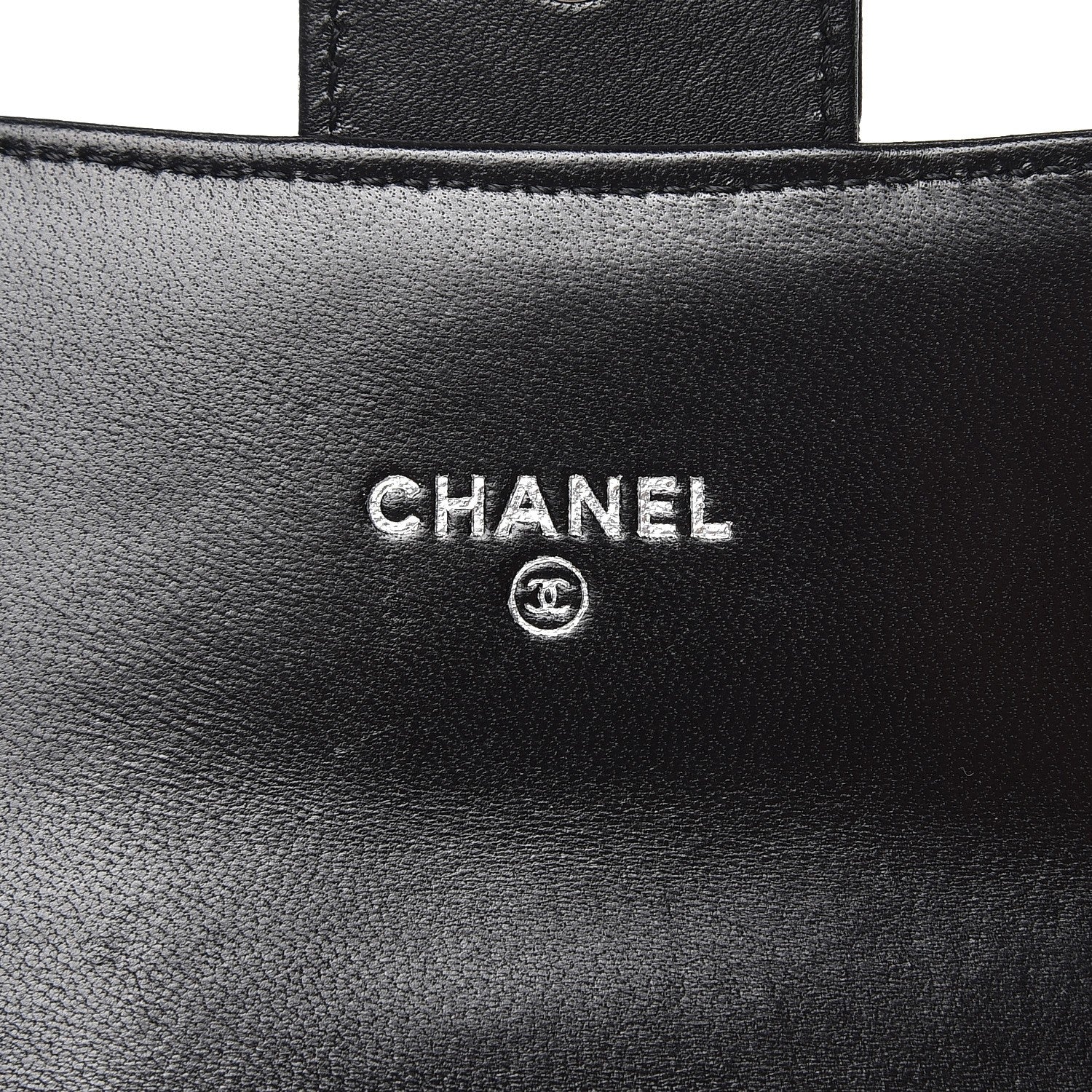 Chanel Lambskin Quilted Small Flap Wallet Black 6 of 10