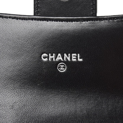 Chanel Lambskin Quilted Small Flap Wallet Black 6 of 10