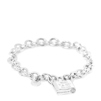 Tiffany Sterling Silver 1837 Lock Charm Bracelet 1 of 3