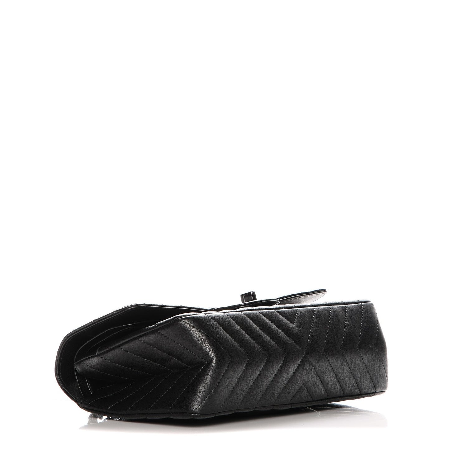 Sheepskin Chevron Quilted 2.55 Reissue 225 Double Flap So Black