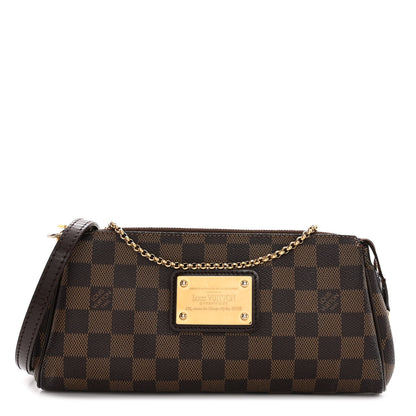 Louis Vuitton LOUIS VUITTON Damier Ebene Eva Clutch 1 of 10