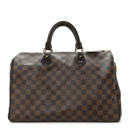 Louis Vuitton Damier Ebene Speedy 35 1 of 16