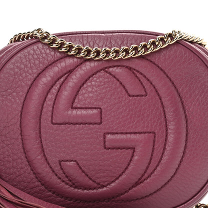 Gucci Cellarius Calfskin Mini Soho Chain Bag Peonia Flower 8 of 13