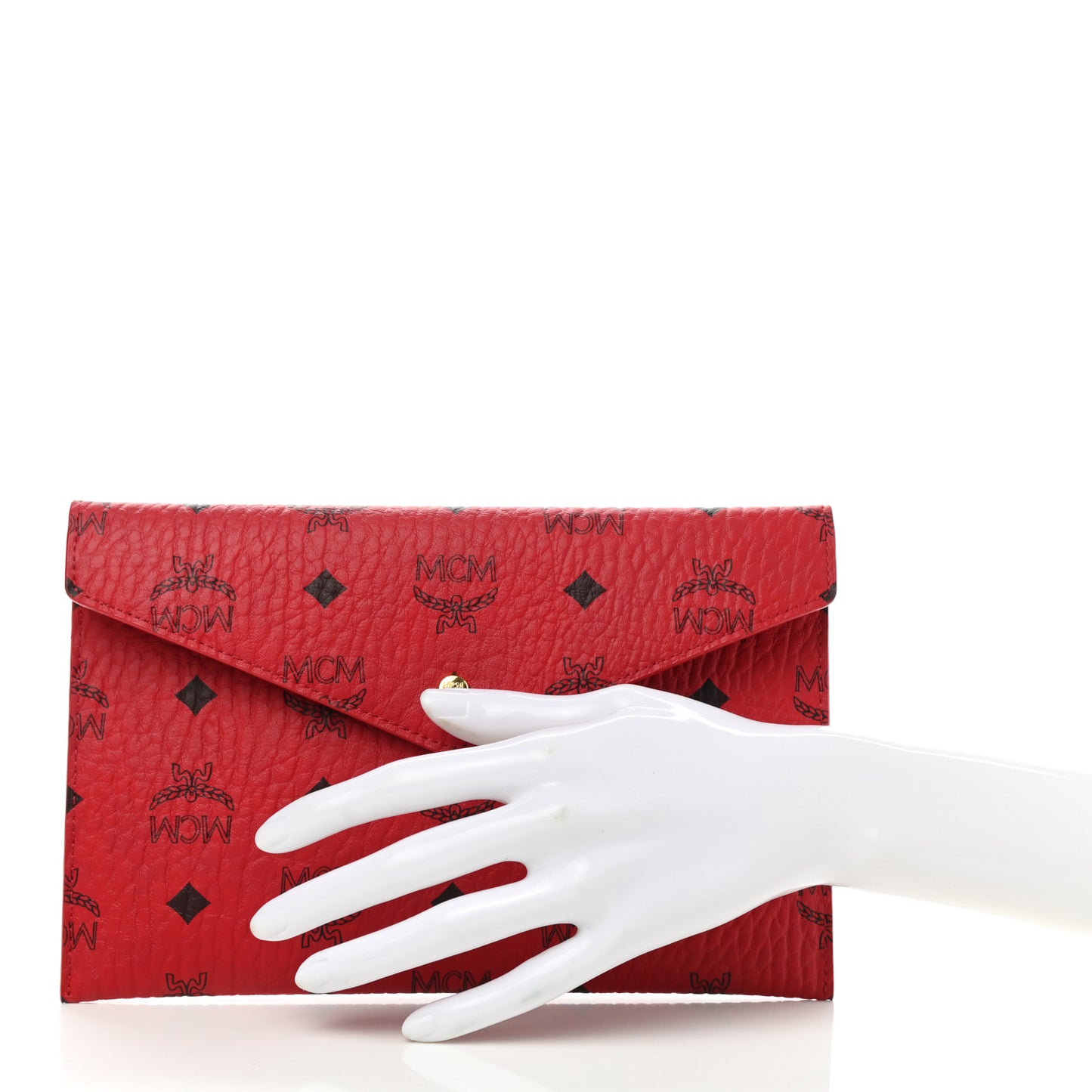 Visetos Envelope Clutch Red