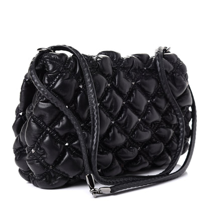Valentino Garavani Nappa Medium Spikeme Shoulder Bag Black 2 of 4