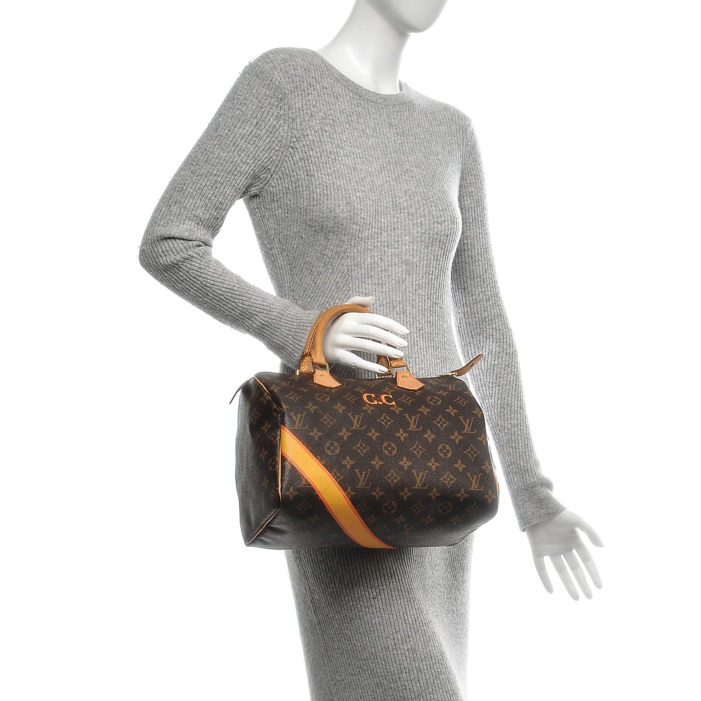 Monogram My LV Heritage Speedy 30 Yellow Orange