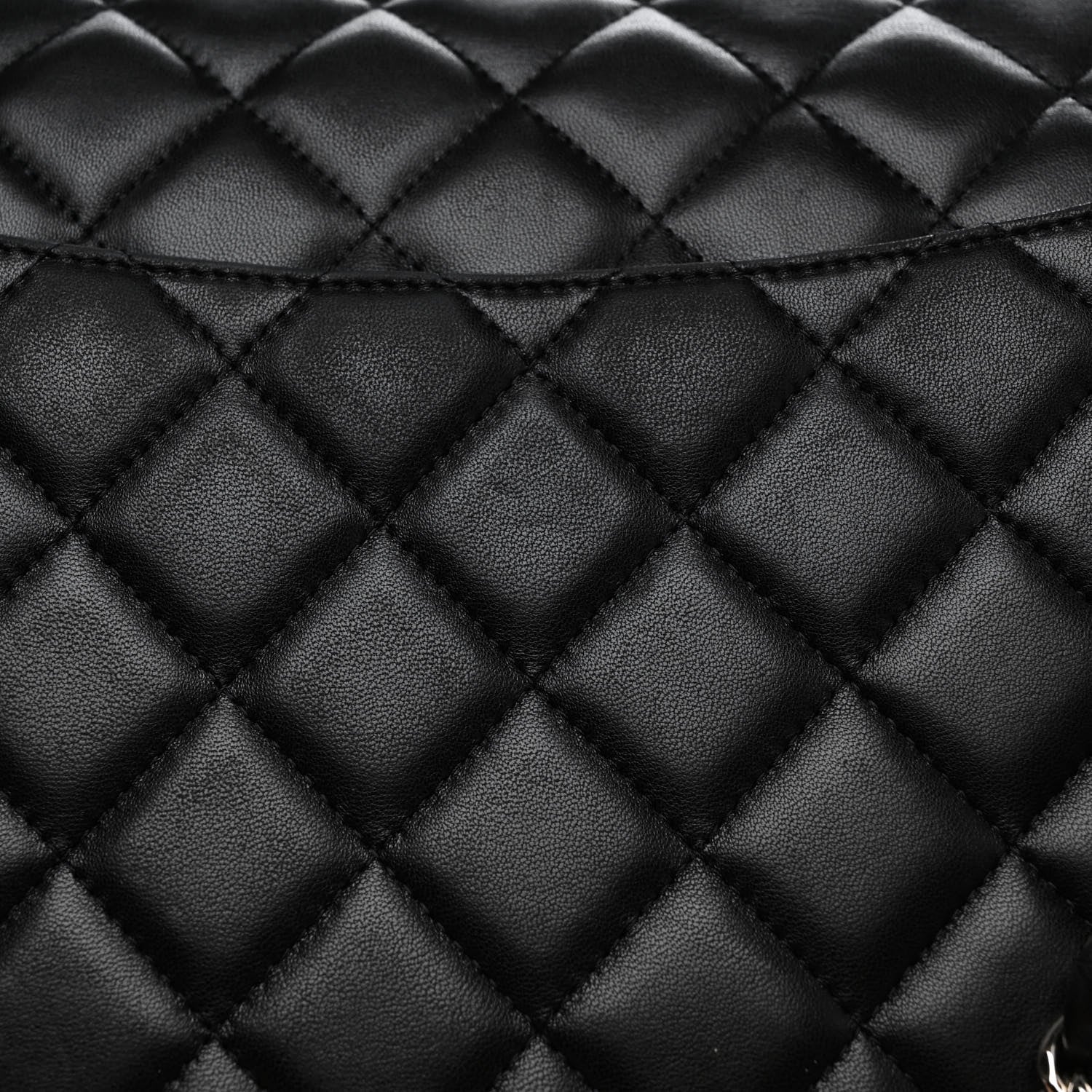 Chanel Lambskin Quilted Maxi Double Flap Black 15 of 20