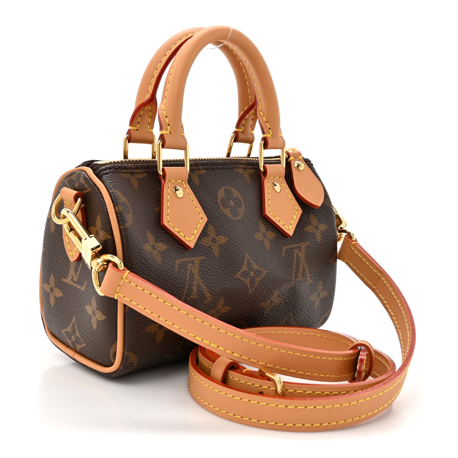 Louis Vuitton Monogram Nano Speedy Bandouliere 3 of 11