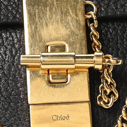 Chloe Grained Lambskin Drew Shoulder Bag Black 7 of 9