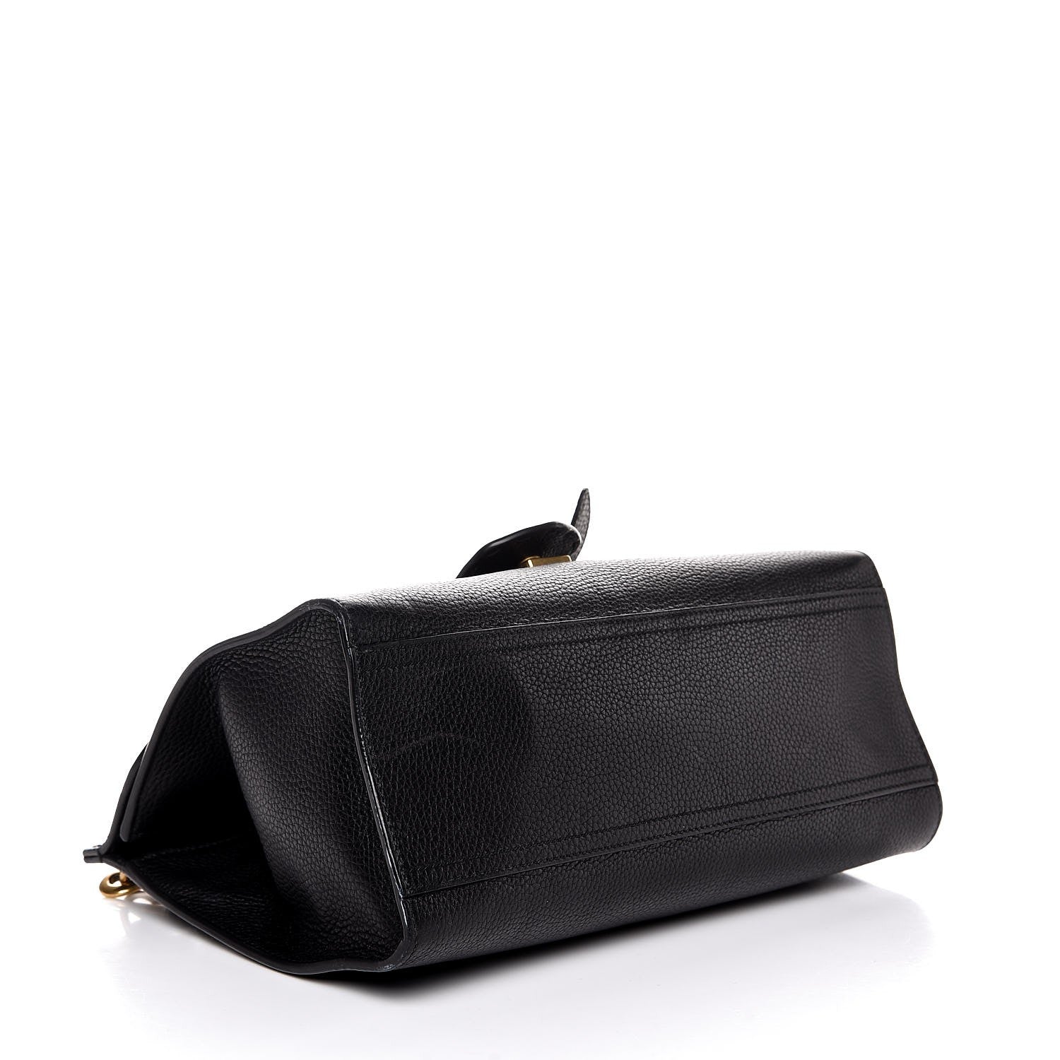 Gucci Calfskin Small GG Marmont Top Handle Bag Black 4 of 8