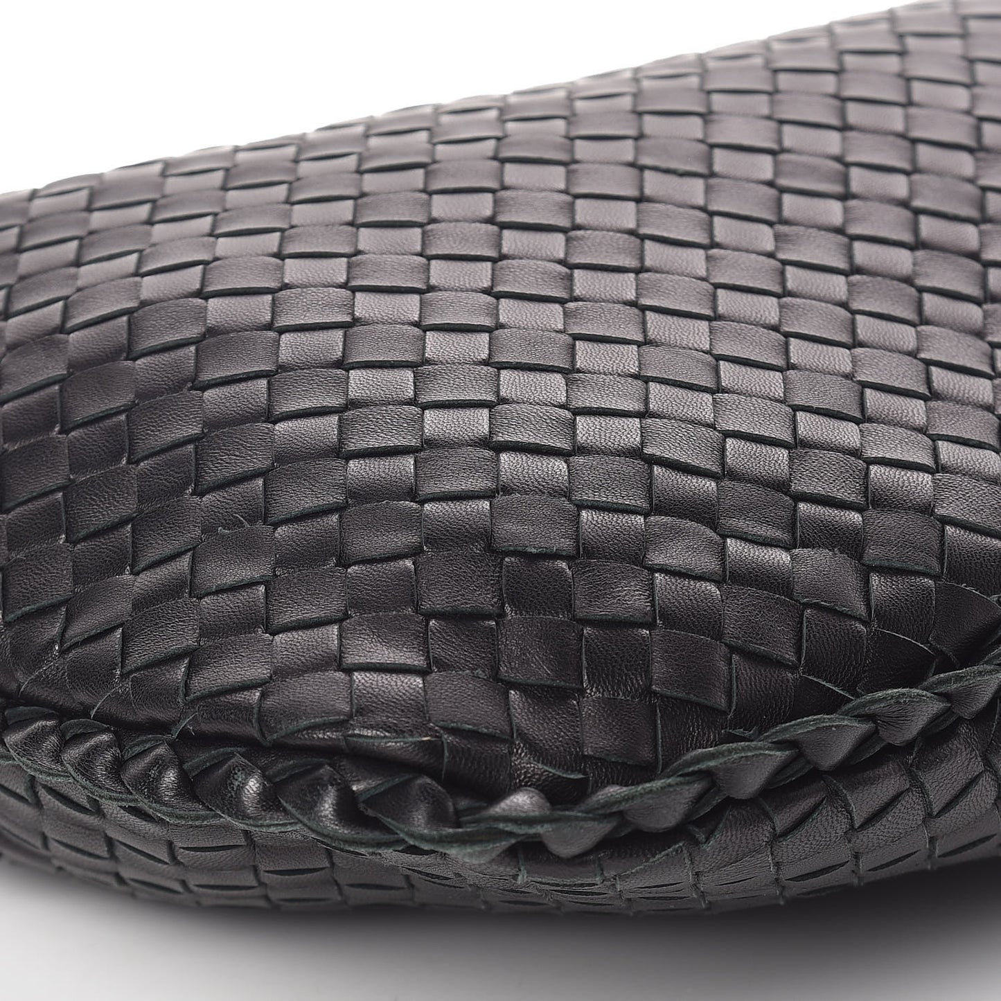 Nappa Intrecciato Medium Veneta Hobo Black