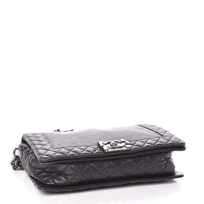 Chanel Calfskin New Medium Boy Reverso Flap Black 4 of 19