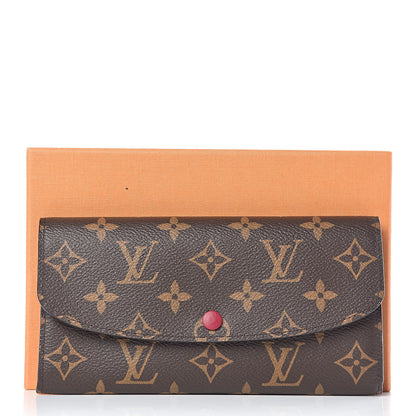Louis Vuitton Monogram Emilie Wallet Fuchsia 7 of 7