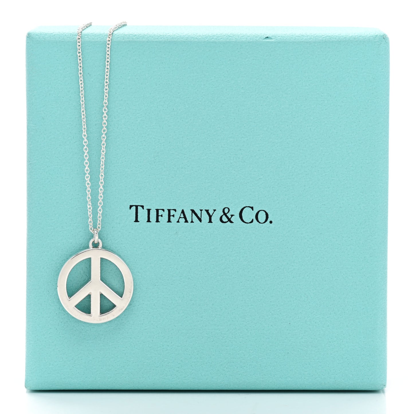 Sterling Silver Peace Pendant Necklace