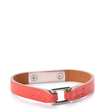 Hermes Epsom Micro Rivale Bracelet XS Rose Jaipur 3 of 7