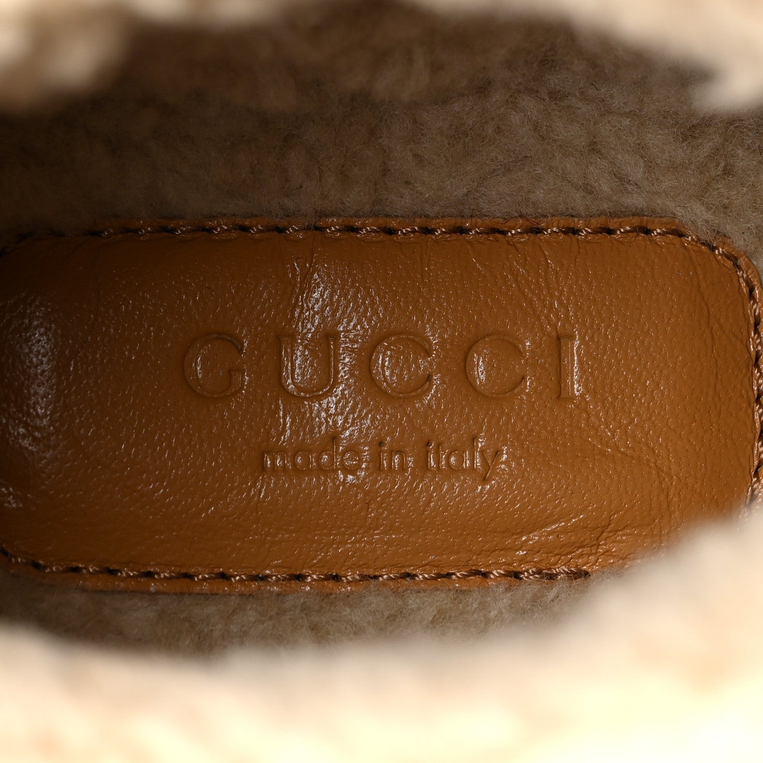 Gucci Rubber Wool Womens Crossy Ankle Boots 36 Black Butterscotch 7 of 10