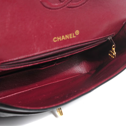 Chanel Lambskin Quilted Medium Double Flap Black 5 of 9