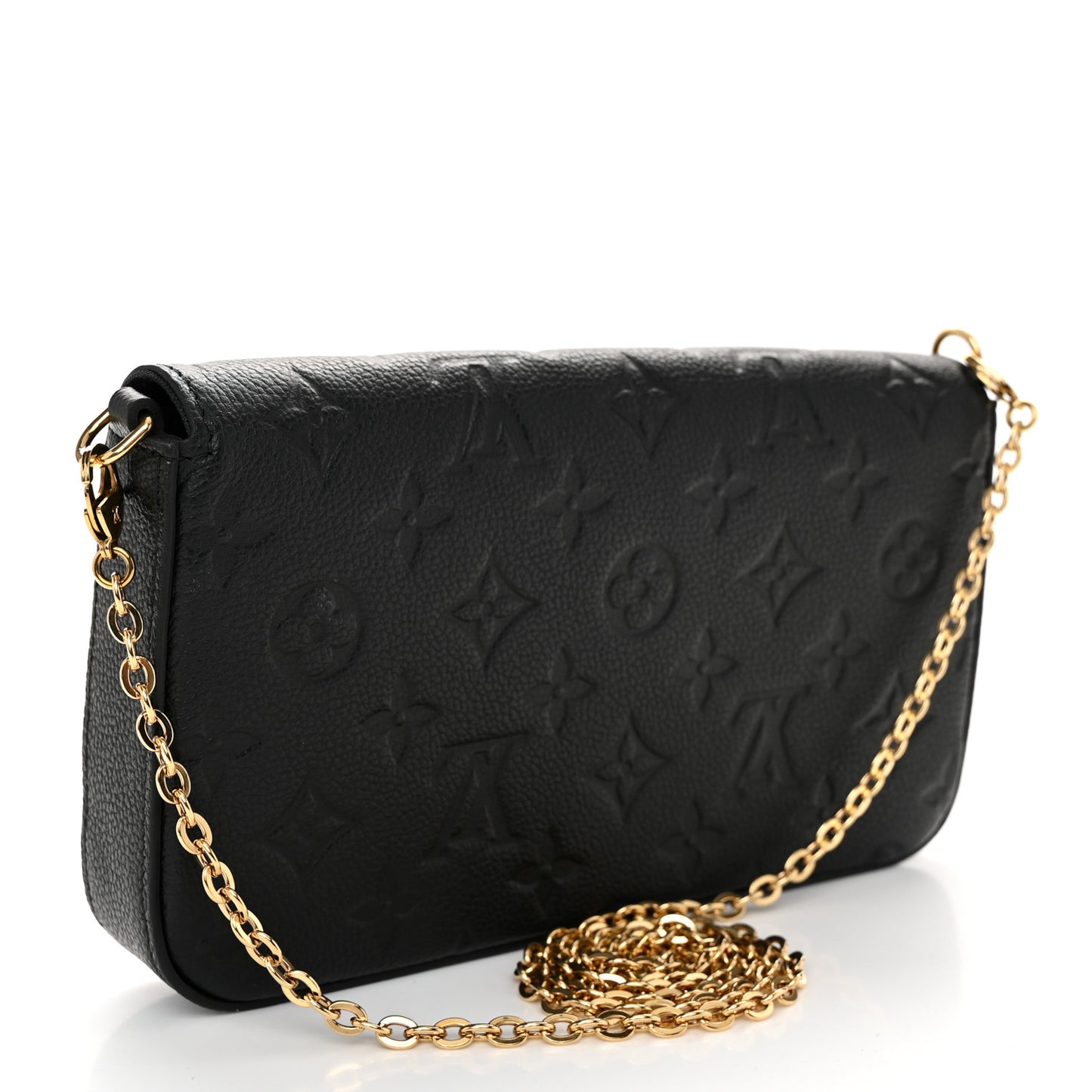 Empreinte Pochette Felicie Chain Wallet Black