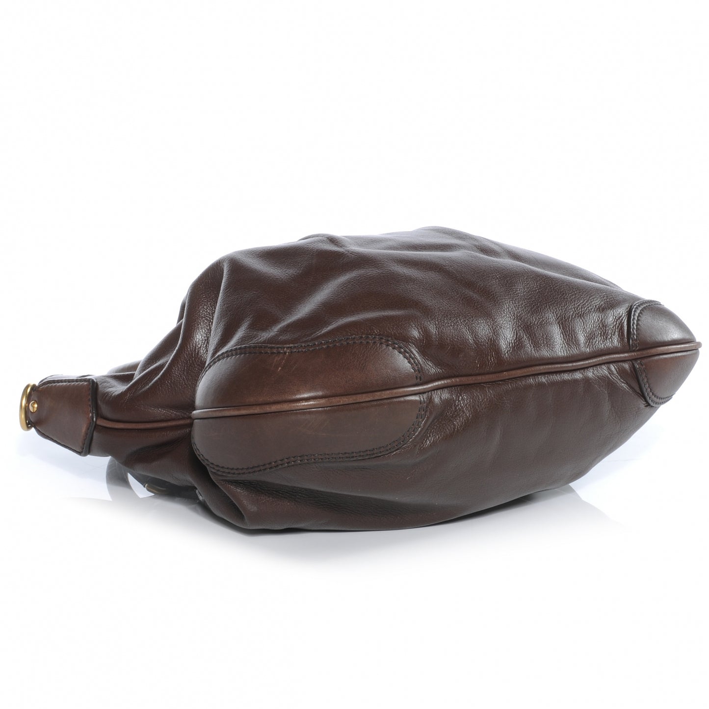 Vitello Soft Shopping Tote Caffe