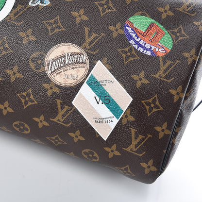 Louis Vuitton Monogram My World Tour Speedy Bandouliere 30 Black 11 of 11