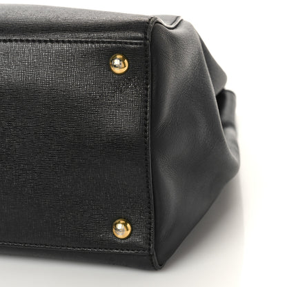 Fendi Vitello Elite Regular 2Jours Tote Black 8 of 13