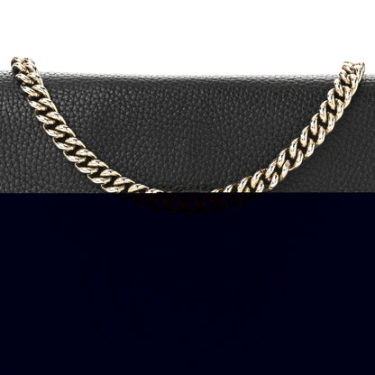 Gucci Pebbled Calfskin Medium Soho Flap Crossbody Black 8 of 12