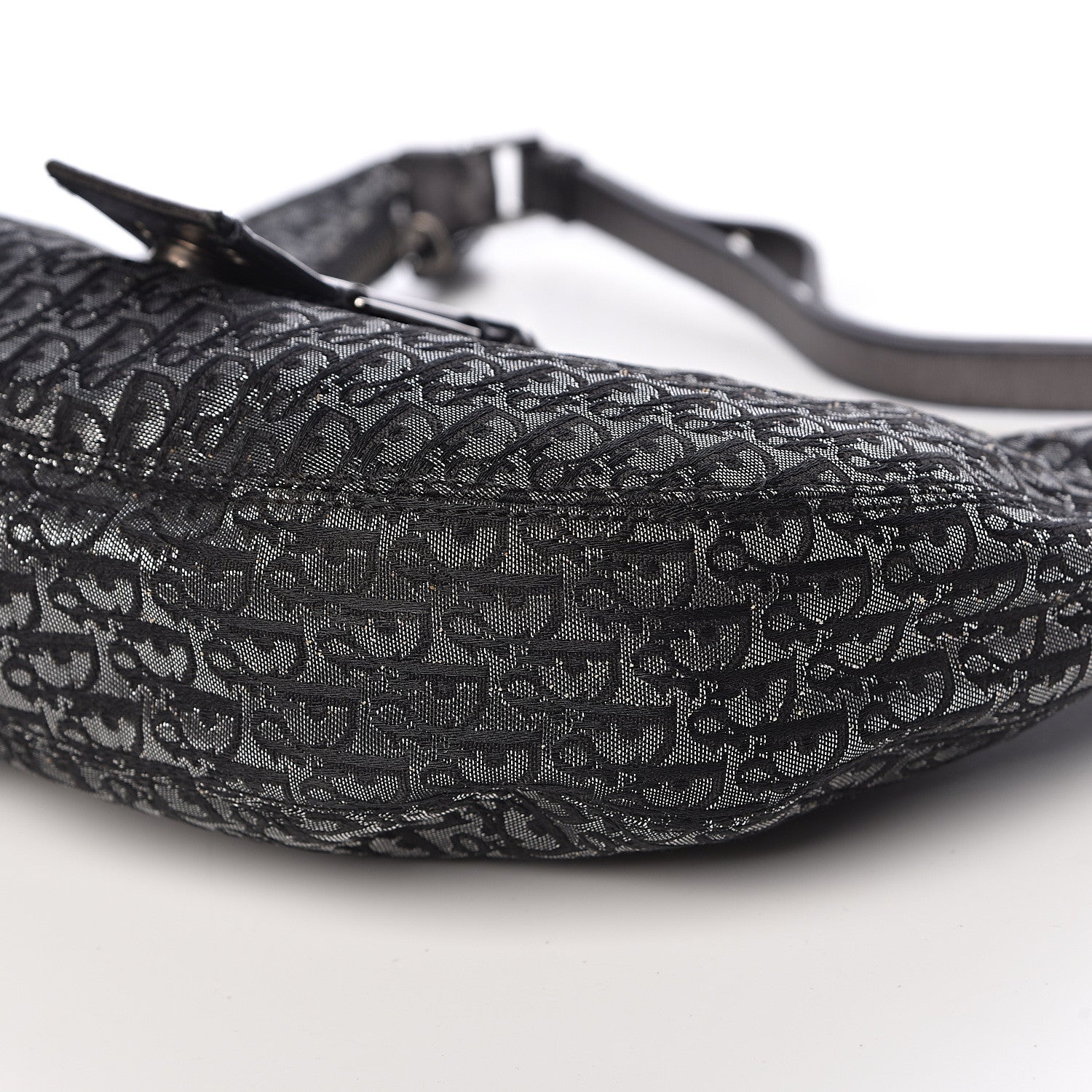 Christian Dior Monogram Street Chic Hobo Silver Black 13 of 15